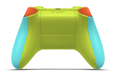 Xbox Wireless Controller - Corps: Glacier Blue, BMD: Electric Volt, Joysticks: Zest Orange