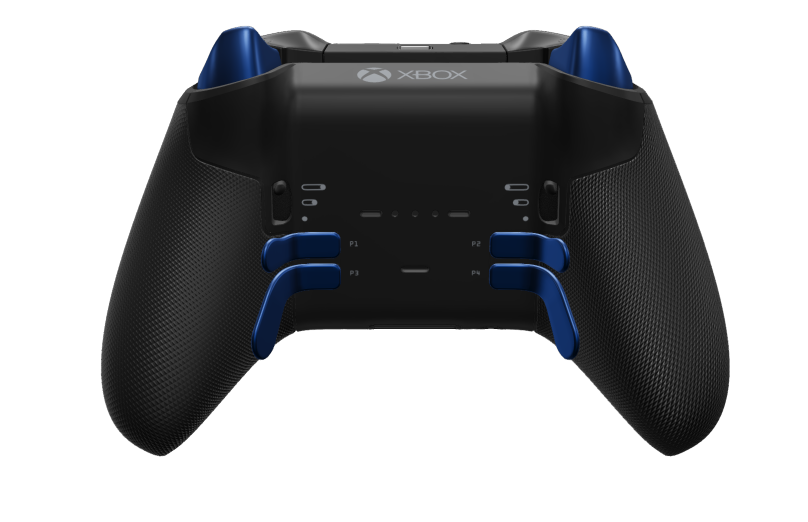 Manette sans fil Xbox Elite Series 2 - Core - Body: Carbon Black + Rubberised Grips, D-pad: Faceted, Carbon Black (Metal), Back: Carbon Black + Rubberised Grips