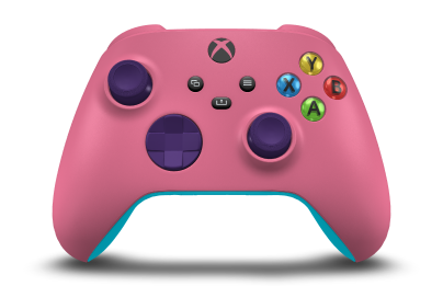Xbox Wireless Controller - Corpo: Rosa Profundo, Botões Direcionais: Roxo Astral, Manípulos Analógicos: Roxo Astral