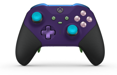 Xbox Elite Wireless Controller Series 2 - Core - Body: Astral Purple + Rubberized Grips, D-pad: Cross, Astral Purple (Metal), Back: Astral Purple + Rubberized Grips