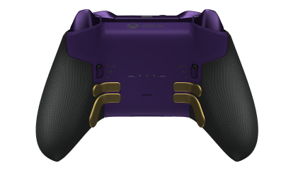 Xbox Elite Wireless Controller Series 2 - Core - Body: Astral Purple + Rubberised Grips, D-pad: Facet, Gold Matte (Metal), Back: Astral Purple + Rubberised Grips