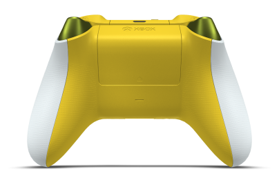 Xbox Wireless Controller - Framsida: Robotvit, Styrknappar: Lighting Yellow, Styrspakar: Lighting Yellow