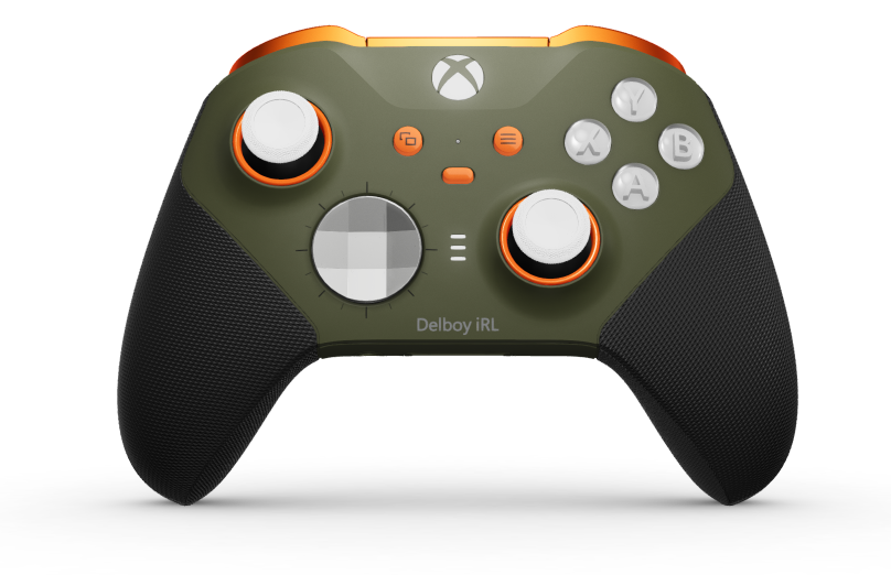 Xbox Elite Wireless Controller Series 2 - Core - Hoveddel: Nattegrøn + gummigreb, D-blok: Facetteret, lys sølvfarvet (metal), Bagside: Nattegrøn + gummigreb