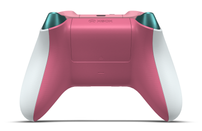 Xbox ワイヤレス コントローラー - Body: Robot White, D-Pads: Soft Pink (Metallic), Thumbsticks: Deep Pink