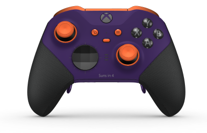 Xbox Elite Wireless Controller Series 2 - Core - Body: Astral Purple + Rubberized Grips, D-pad: Facet, Carbon Black (Metal), Back: Astral Purple + Rubberized Grips