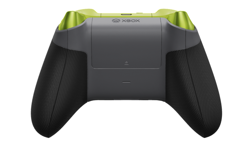 Xbox Wireless Controller - Hoveddel: Stormgrå, D-blokke: Elektrisk volt (metallisk), Thumbsticks: Elektrisk volt