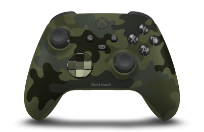 Xbox Wireless Controller - Body: Forest Camo, D-Pads: Nocturnal Green (Metallic), Thumbsticks: Carbon Black