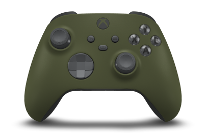 Xbox Wireless Controller - Body: Nocturnal Green, D-Pads: Storm Grey, Thumbsticks: Storm Grey