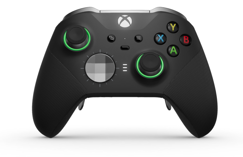 Xbox Elite Wireless Controller Series 2 - Core - Corpo: Preto Carbono + Pegas em Borracha, Botão Direcional: Facetado, Storm Gray (Metal), Traseira: Preto Carbono + Pegas em Borracha