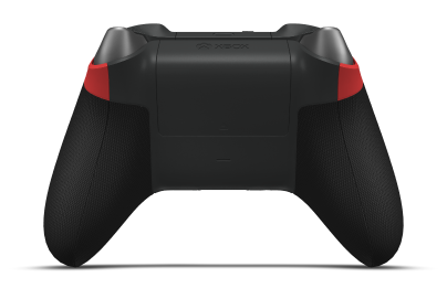 Xbox Wireless Controller - Body: Pulse Red, D-Pads: Bright Silver (Metallic), Thumbsticks: Carbon Black