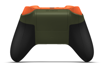 Xbox Wireless Controller - Body: Nocturnal Green, D-Pads: Zest Orange, Thumbsticks: Zest Orange