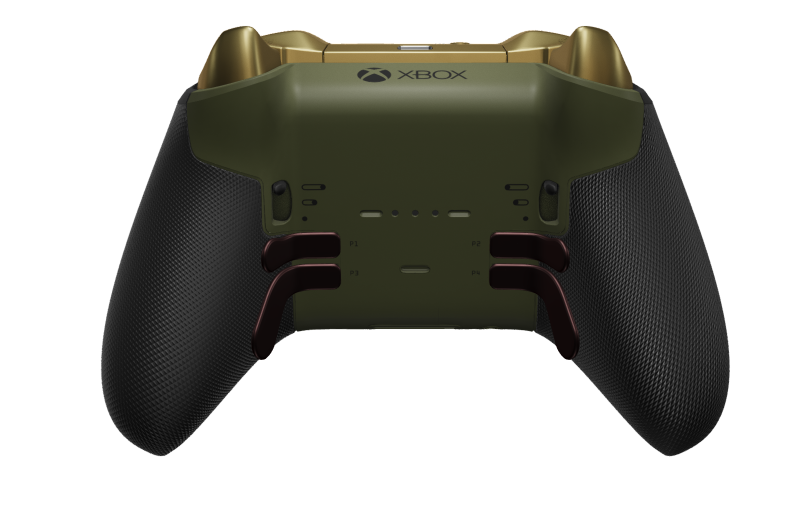 Xbox Elite Wireless Controller Series 2 - Core - Body: Nocturnal Green + Rubberized Grips, D-pad: Cross, Nocturnal Green (Metal), Back: Nocturnal Green + Rubberized Grips