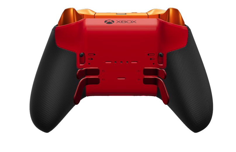Xbox Elite Wireless Controller Series 2 - Core - Body: Pulse Red + Rubberised Grips, D-pad: Cross, Pulse Red (Metal), Back: Pulse Red + Rubberised Grips
