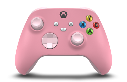 Xbox Wireless Controller - Corpo: Rosa Retro, Botões Direcionais: Rosa suave, Manípulos Analógicos: Rosa suave