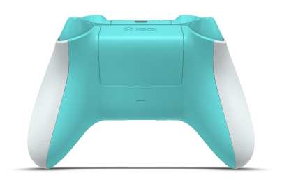 Xbox ワイヤレス コントローラー - Body: Robot White, D-Pads: Ash Gray, Thumbsticks: Glacier Blue