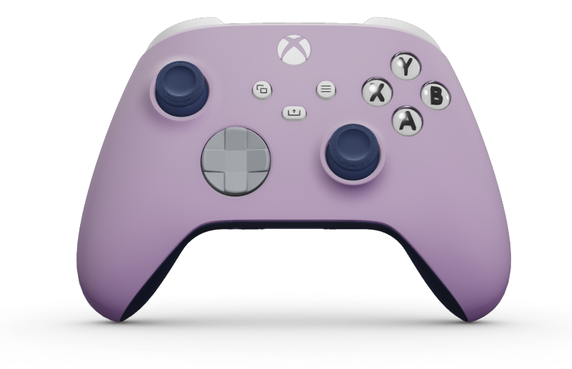Manette sans fil Xbox - Cuerpo: Violeta suave, Crucetas: Ash Grey, Palancas de mando: Azul nocturno