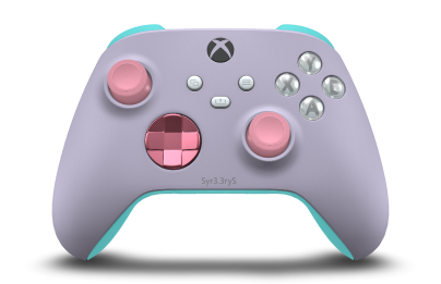 Xbox Wireless Controller - Body: Soft Purple, D-Pads: Retro Pink (Metallic), Thumbsticks: Retro Pink